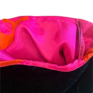 Christian LaCroix Black Satin Pencil Skirt